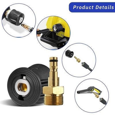 Für KÄRCHER Serie Hochdruckreiniger Schnellwechsler Messing Adapter Hochdruck