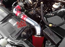 Red 2pc Cold Air Intake Kitfilter For 1994-1997 Pontiac Firebird 5.7l V8 Red 2pc Cold Air Intake Kitfilter For 1994-1997 Pontiac Firebird 5.7l V8