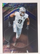 2025 Panini Black Tyree Wilson Sapphire /50 Raiders Rookie RC 🔥 Short Print
