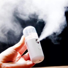 USB Facial Mist Sprayer Humidifier Rechargeable Vaporizer Facial Steamer Moistur