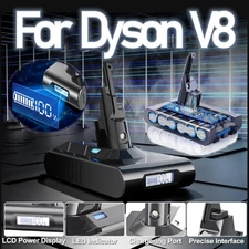 9.5Ah V8 Battery For Dyson V8 SV10 Cordless Vacuum Cleaner Battery with LED