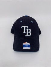 Tampa Bay Devil Rays Hat Cap Kids Boys Navy Blue MLB Baseball Strapback NEW
