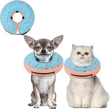 Supet Inflatable Dog Cone Collar Alternative After Surgery, Doggie Neck Donut Co