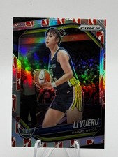 2025 Panini Prizm WNBA #28 - Li Yueru (WNBA Logo Prizm) Dallas Wings