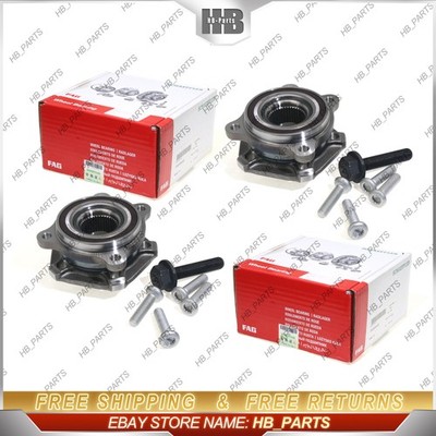 2PCS FAG Front Wheel Hub Bearing Assembly 4M0498625A for Audi Q5 A5 A4 Q7 Q8