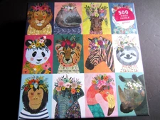 NEW galison WILD SPIRITS 500 pc. Jigsaw Puzzle Complete