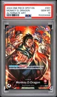 2024 One Piece OP07 EN Monkey D Luffy Alternate Art #001 PSA 10 GEM MINT