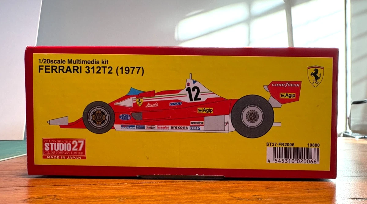 Ferrari 312t In 1/12 Scale Sports Car Toy Models & Kits for sale