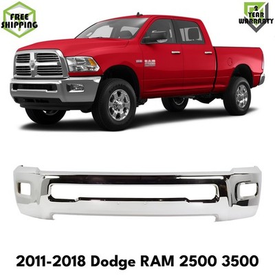 OE Replacement Bumper Chrome Steel For 2011-2018 Dodge RAM 2500 3500