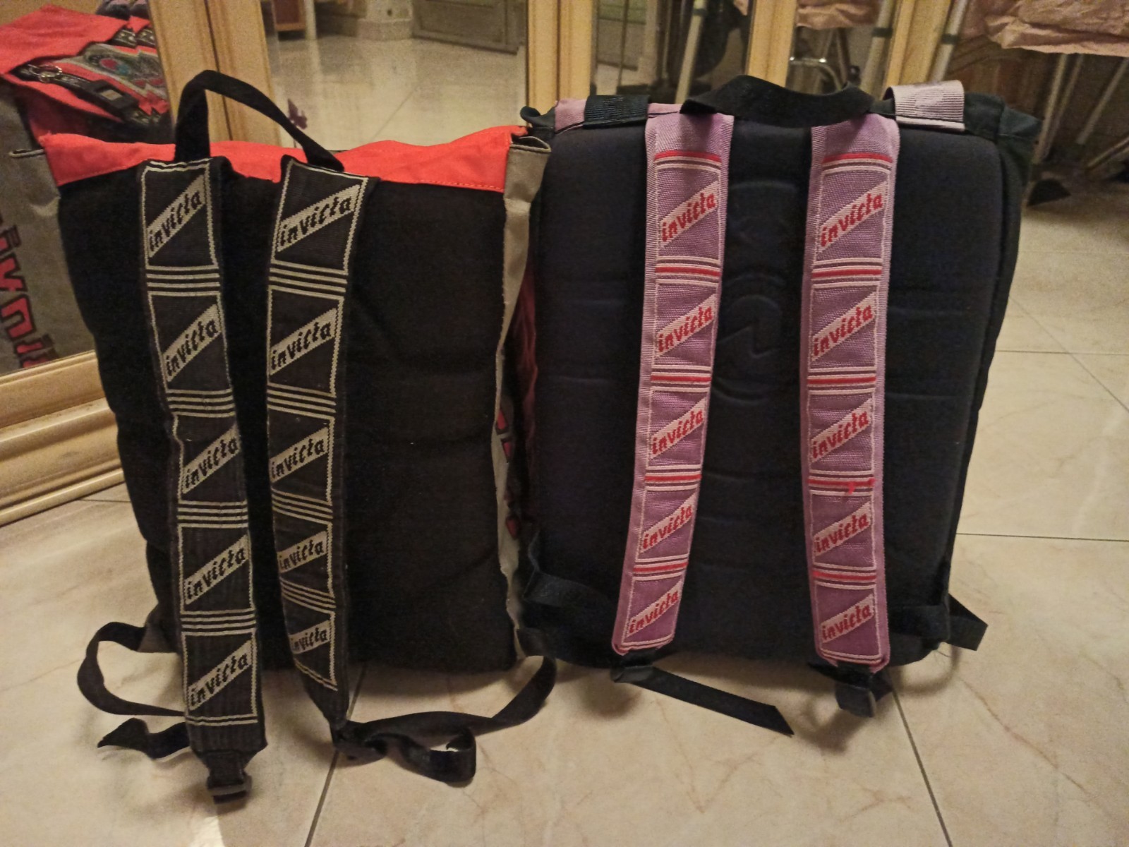 Invicta Two backpack multicolor USED vintage impo… - image 18