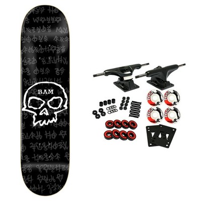 Zero Skateboard Complete Bam Margera 3 Stigoi Skull 8.25'' x 31.9''