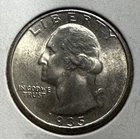 1935 Choice Uncirculated SILVER Washington Quarter! Old US Coin!