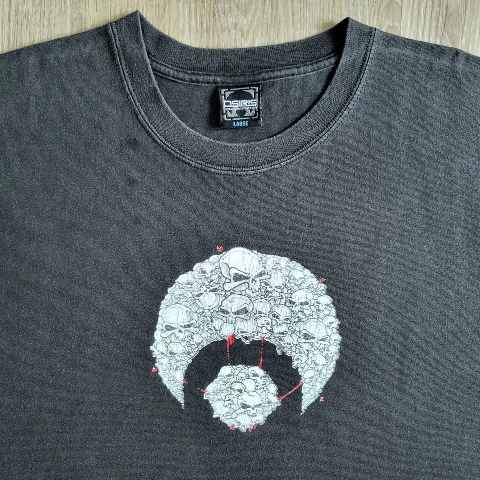 Vintage OSIRIS Skateboard Shirt L 90s Skate Shoes Es Vans Etnies Emerica Globe - Image 2 of 4