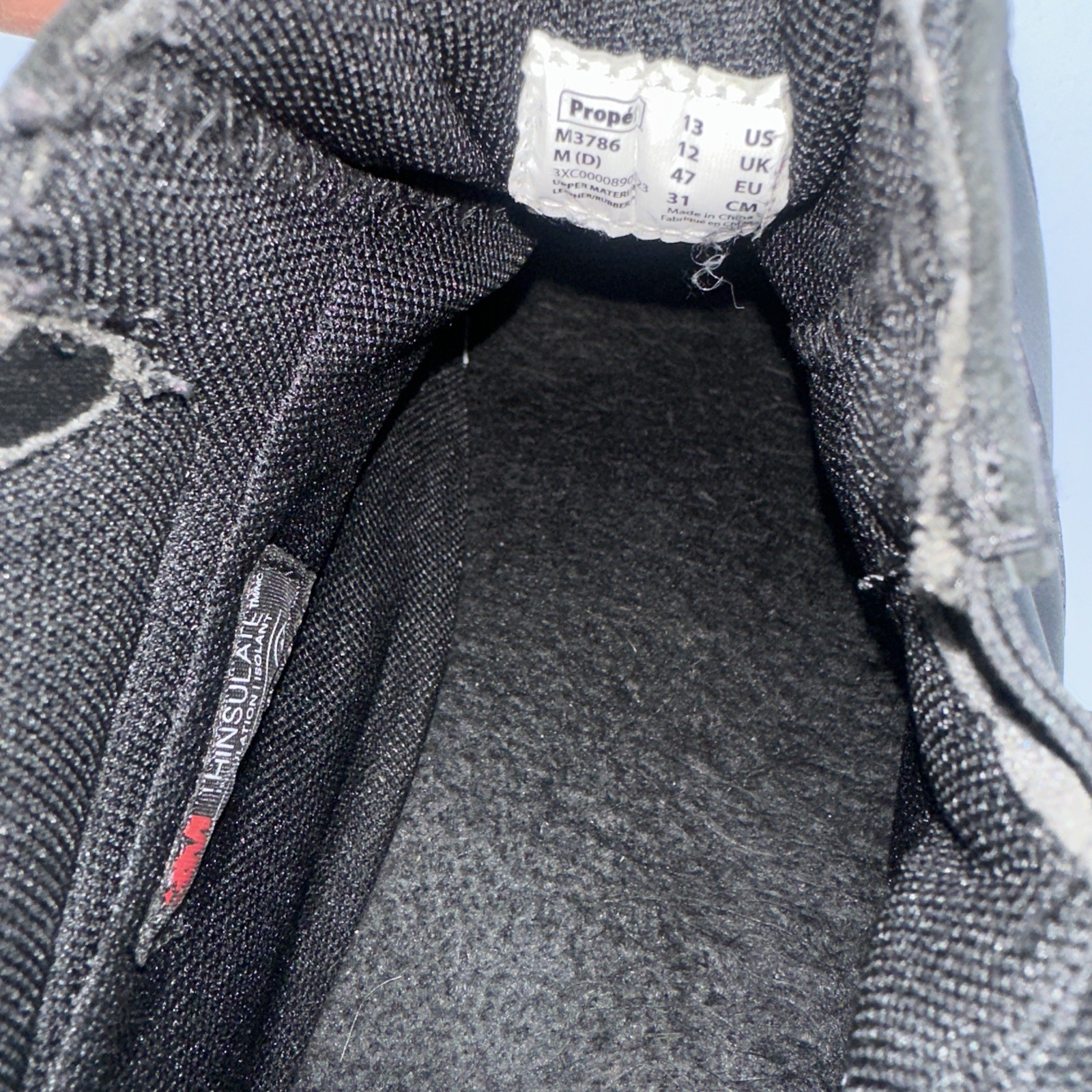 Propet Men's Black Blizzard Waterproof Ankle Boot Shoes Size 13 XX Wide (5E)