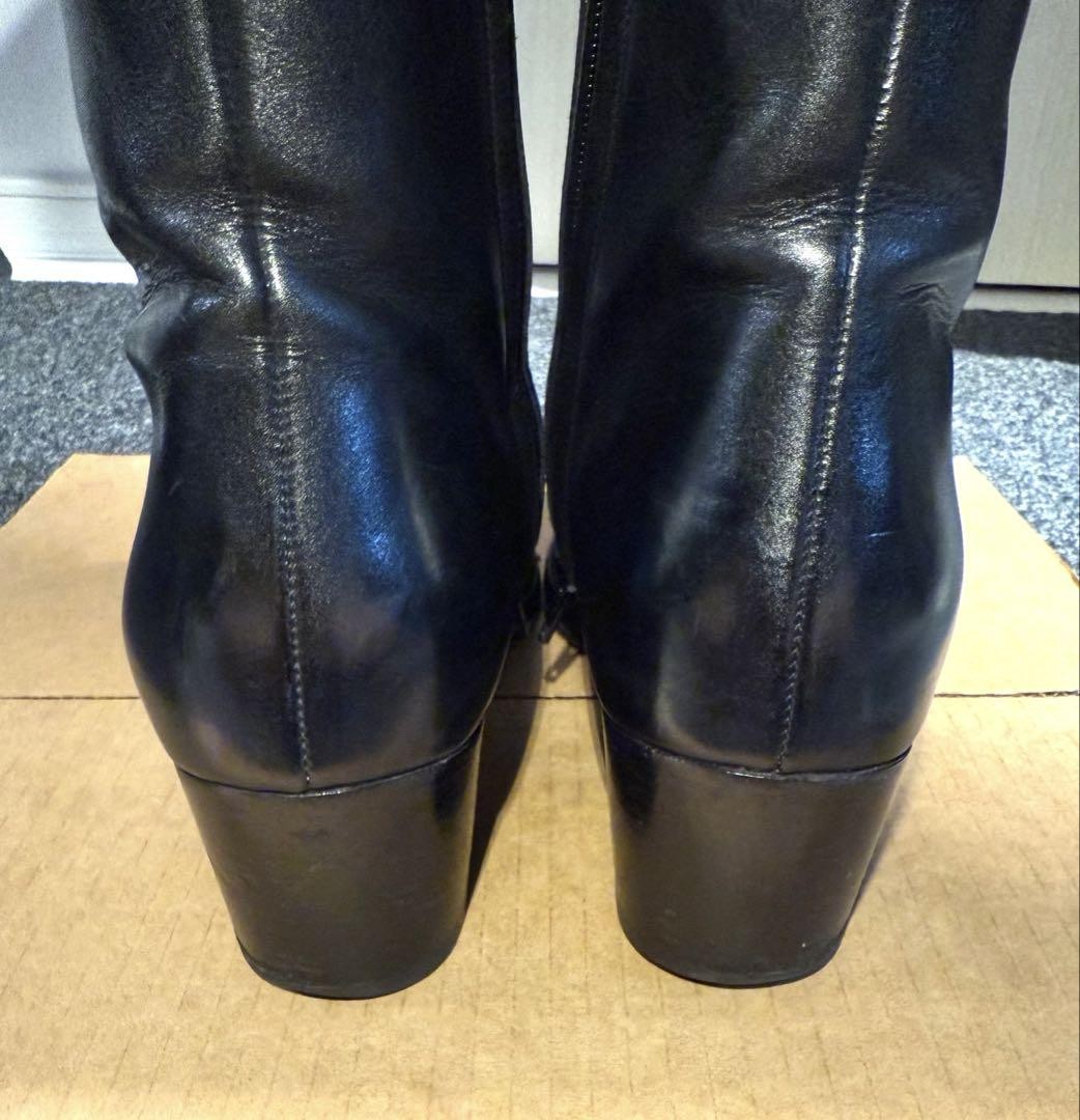 Stivali Saint Laurent Wyatt 60 pelle uomo US8 5 41 tacco alto resistenti
