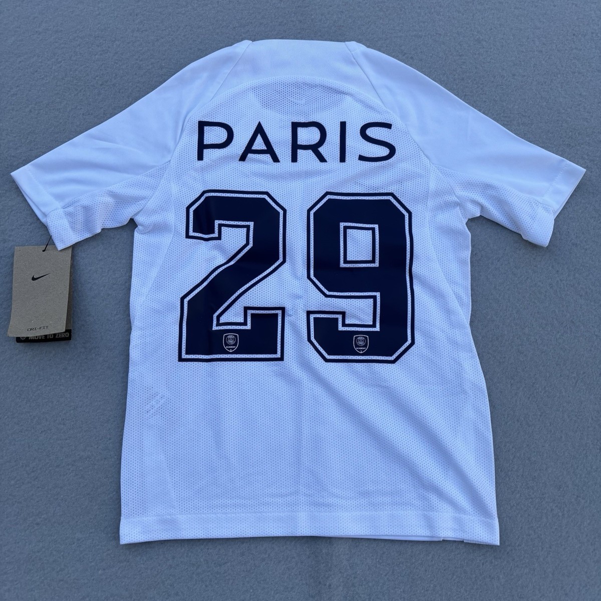 MWT NIKE PSG PARIS SAINT-GERMAIN # 29 BARCOLA JERSEY FLY EMIRATES