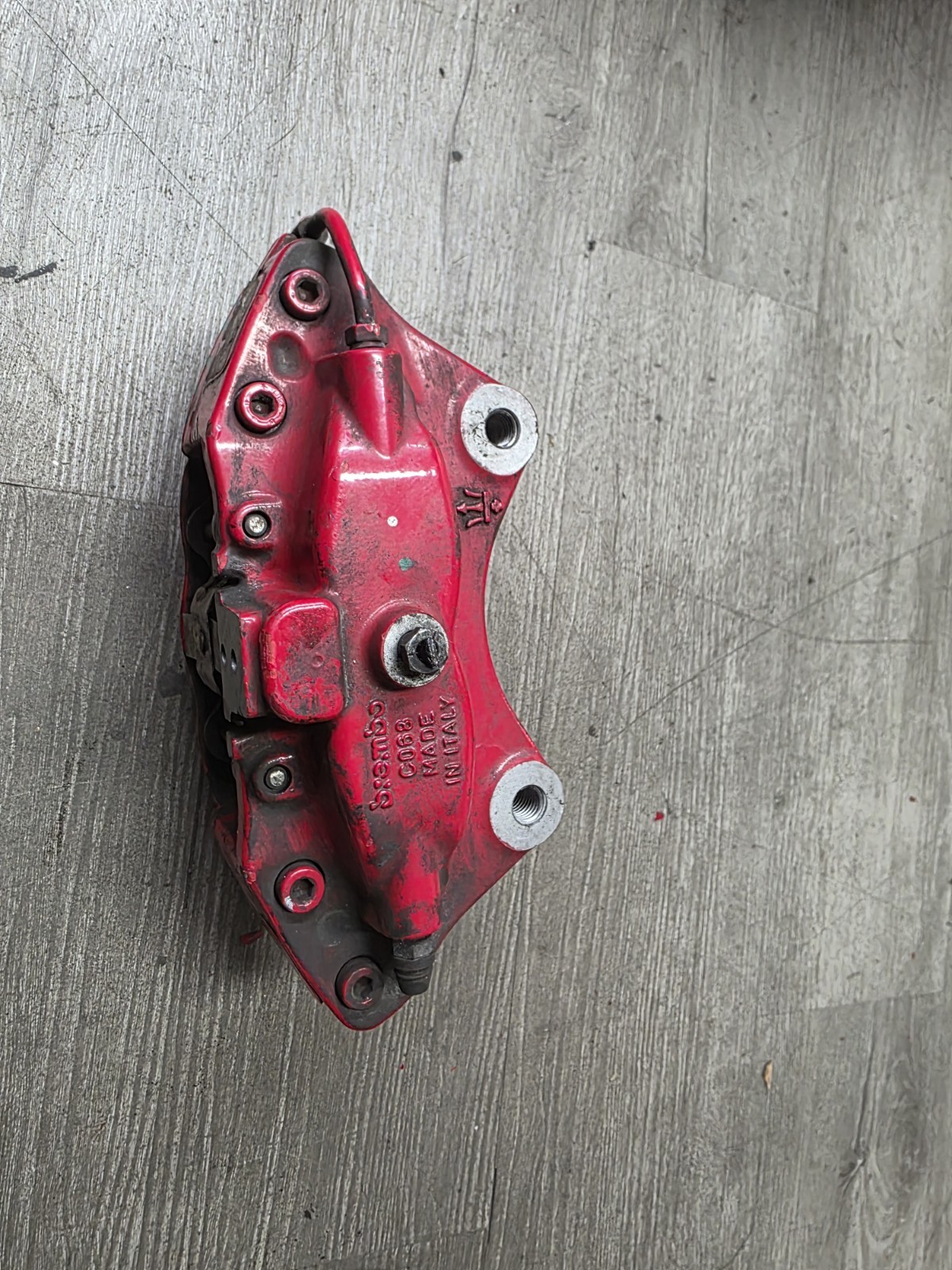 2014-2024 MASERATI GHIBLI REAR LEFT & RIGHT BREMBO RED BRAKE CALIPER CALIPERS