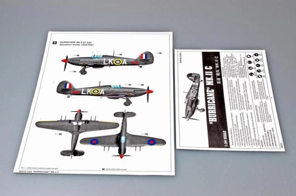 Trumpeter 02415 HURRICANE MK.II C 1:24 Kit di modellismo - Immagine 3 di 4
