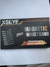 XSEYE Magnetic Wristband for Holding Tools, Screws, Nails, Bolts, 20 Magnets NEW