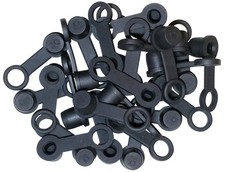  25 Pack Brake Bleeder Screw Caps Grease Zerk Fitting Cap Rubber Dust Cover ...