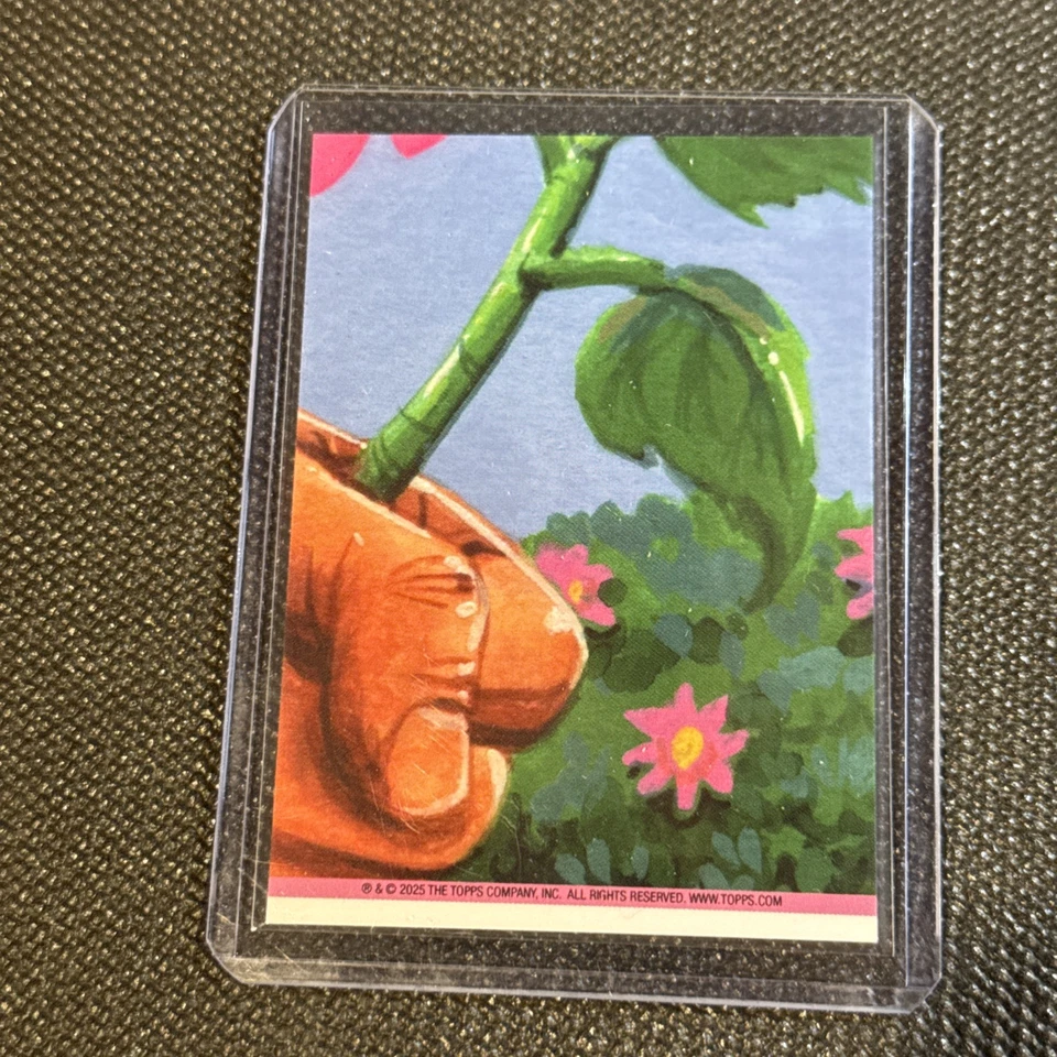 BLASTED BILLY II 1A 2025 Garbage Pail Kids Valentine's Day BLUE HEART FOIL 25/25 - Image 2 of 3