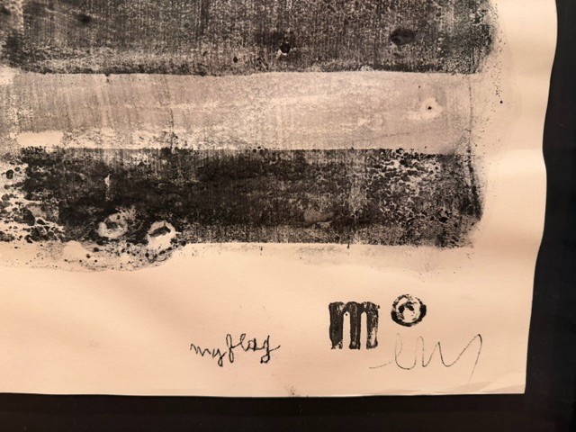 Michael Lentz “My Flag” - Sgraffito 1454 Original Drawing Artwork image 2
