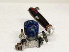 Vintage O.S MAX TM 18 RC Nitro Engine w/ Traxxas Pull-Start VANTAGE Pipe RARE