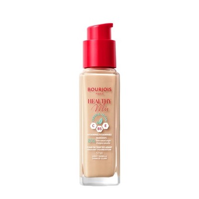 Bourjois - Healthy Mix Clean Foundation, Ton 051, 30 ml (1er Pack), leicht 