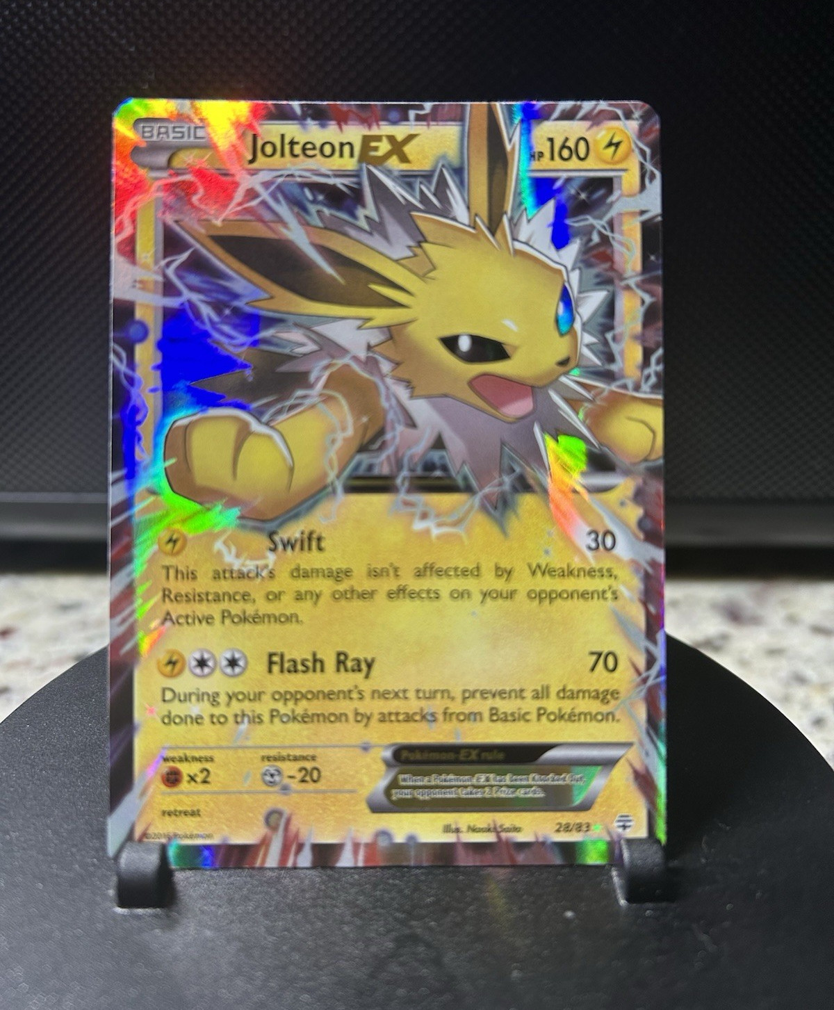 Jolteon EX Generations Holo Ultra Rare 28/83