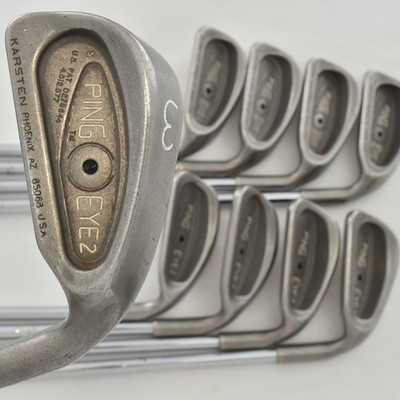 Ping Eye2 Black Dot 3-4-5-6-7-8-9-W/PW-S/SW 9tlg Stiff ZZ-LITE RH Eisensatz JDM