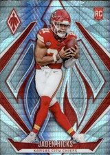 2024 Panini Phoenix Jaden Hicks #187 Hyper Kansas City Chiefs 30H