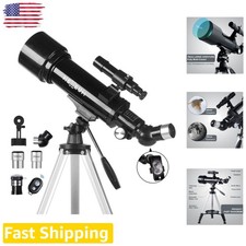 Kids  Adults 70mm Telescope: 500mm Refractor, Multi-Coated Optics, Phone Mount