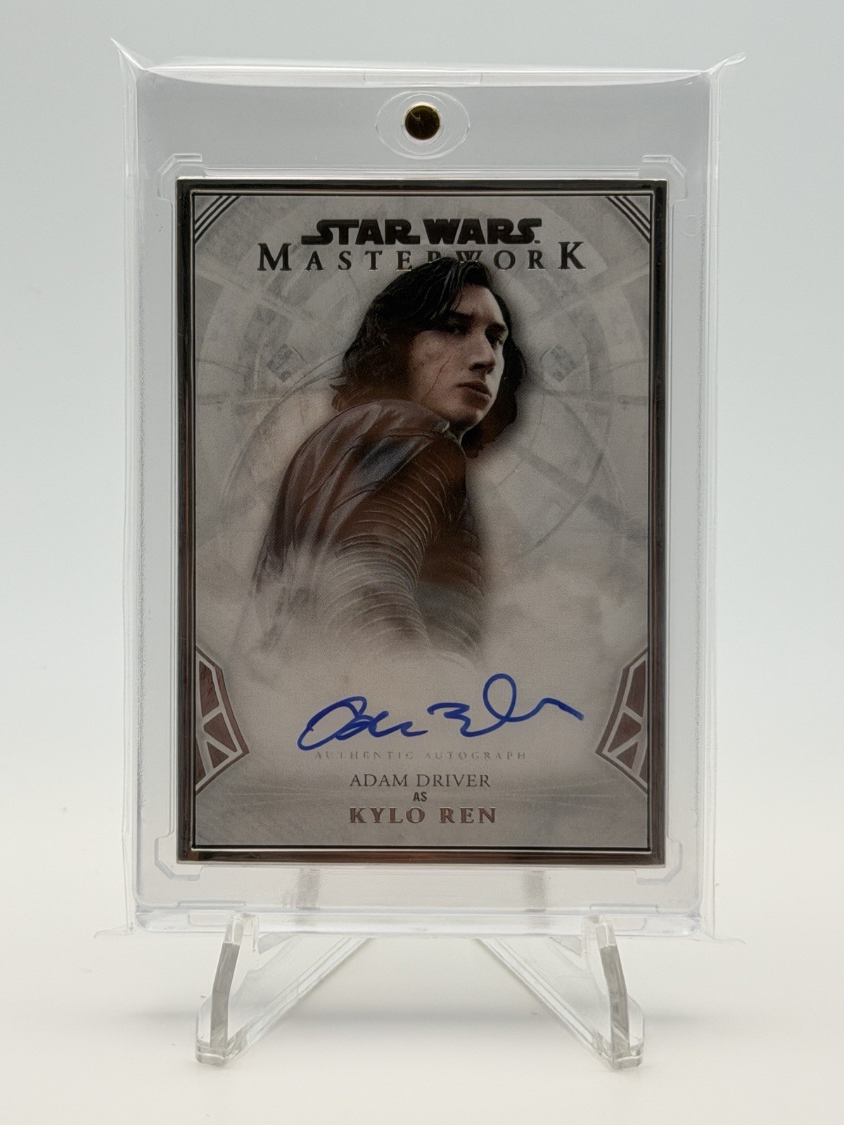 Driver as Kylo Ren #Adam Star Wars 2018 Masterwork Autographs trading card — raw and PSA graded price guide