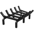 Fireplace Grate Heavy Duty Metal Wood Stove Burning Rack Holder 17"/24"/30"