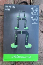 PuttOUT Golf Pro Putting Gates Black/Green Putting Aids, NEW SEALED!