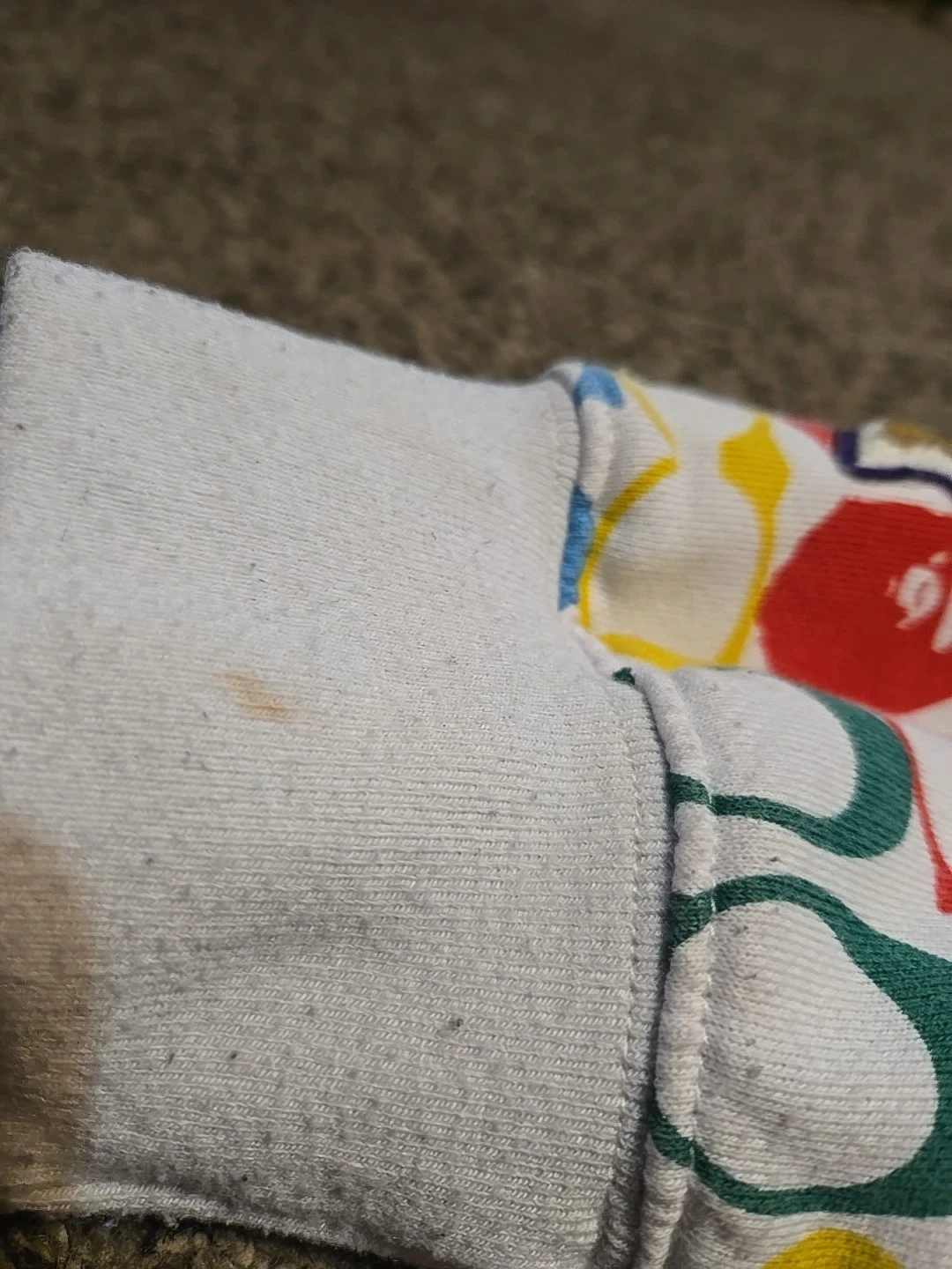 A BATHING APE (BAPE) Felpa con cappuccio Coach x Bape multicolore US XXL rara