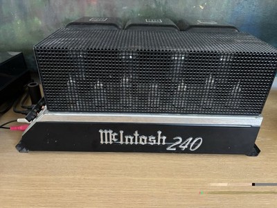 McIntosh MC240 Vintage Stereo Tube Amplifier w/ Owner's Manual & Original Box