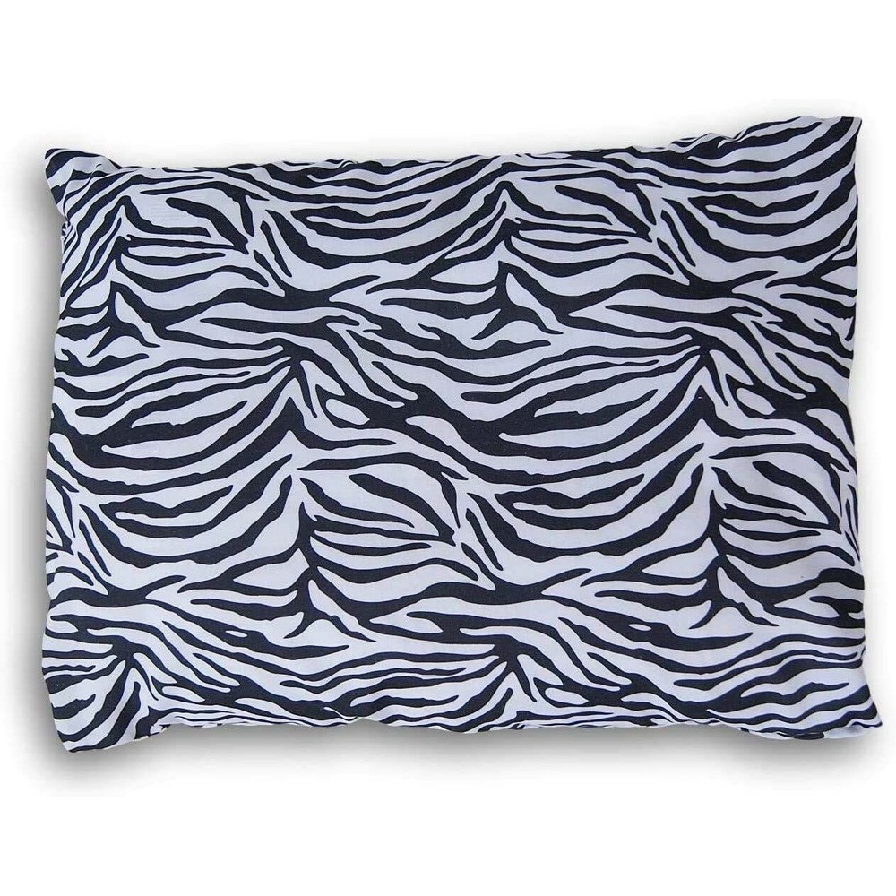 Black and White Zebra Travel Pillow Cover Case 12-Pack