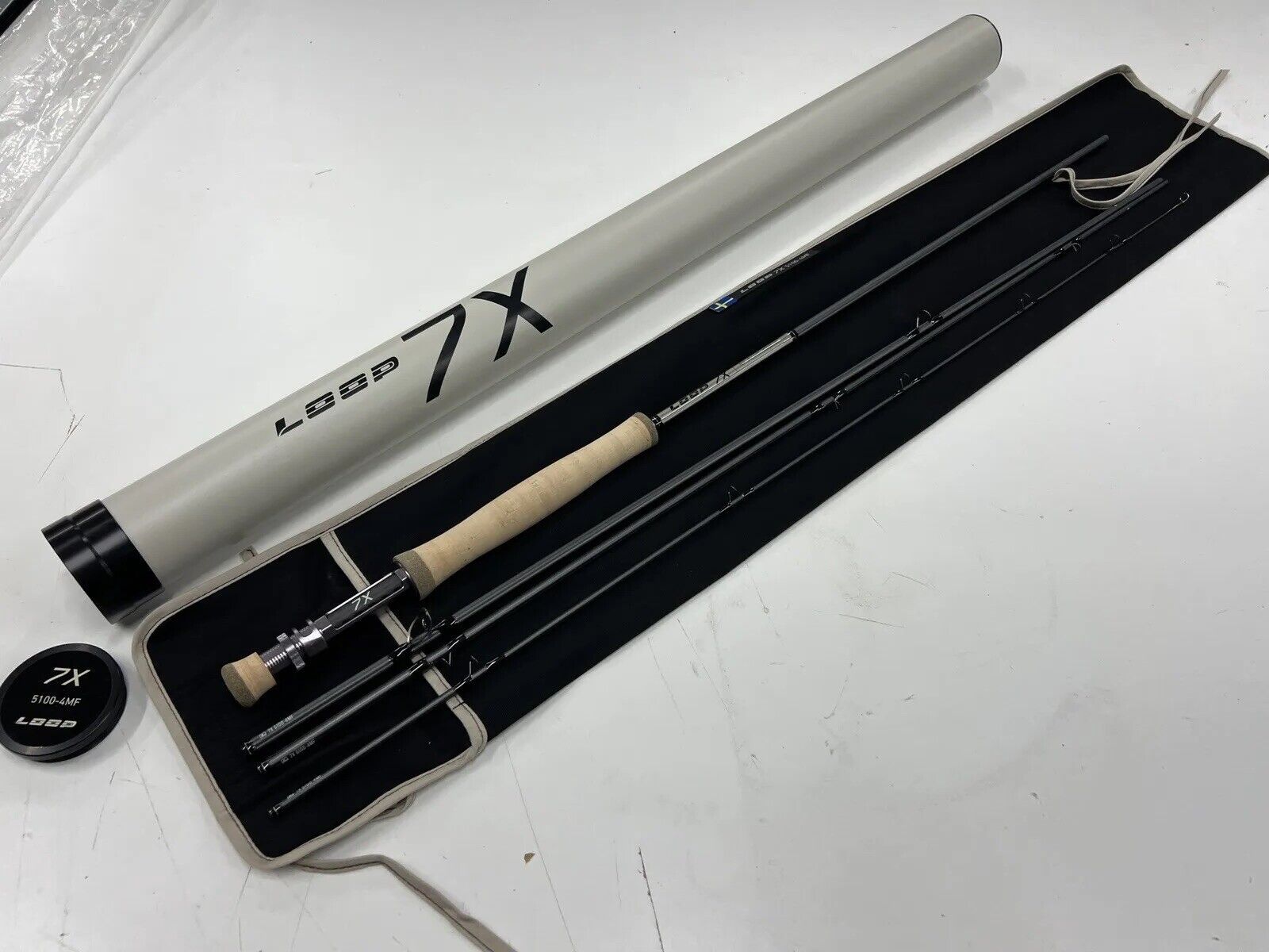 LOOP 7X Single L7X5100-4MF Fly Fishing Rod 10’ 5wt Medium Fast New Display Model