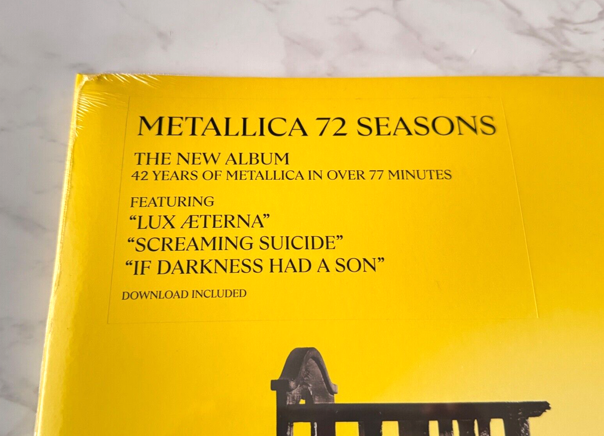 Metallica 72 Seasons 2 LP SPLATTER VINYL 🚨POP-UP CHICAGO