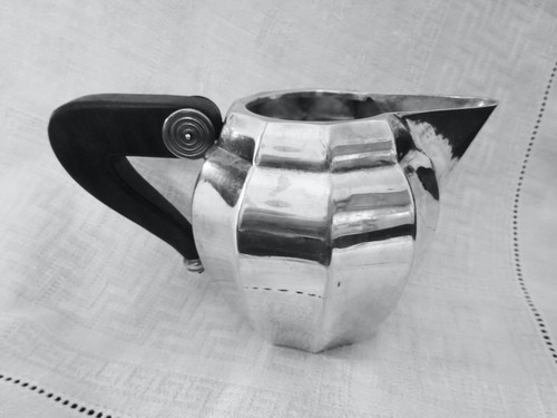 Christofle Art Deco Creamer Silverplate Gallia Coffee Tea Server.... - Foto 4 di 9