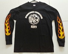 vintage KISS Shirt Long Sleeve Psycho Circus Tour '98 Silver Fire UNWORN Vintage