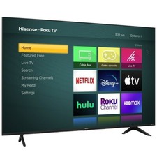 Hisense 65 Class 4K UHD LCD Roku Smart TV HDR...