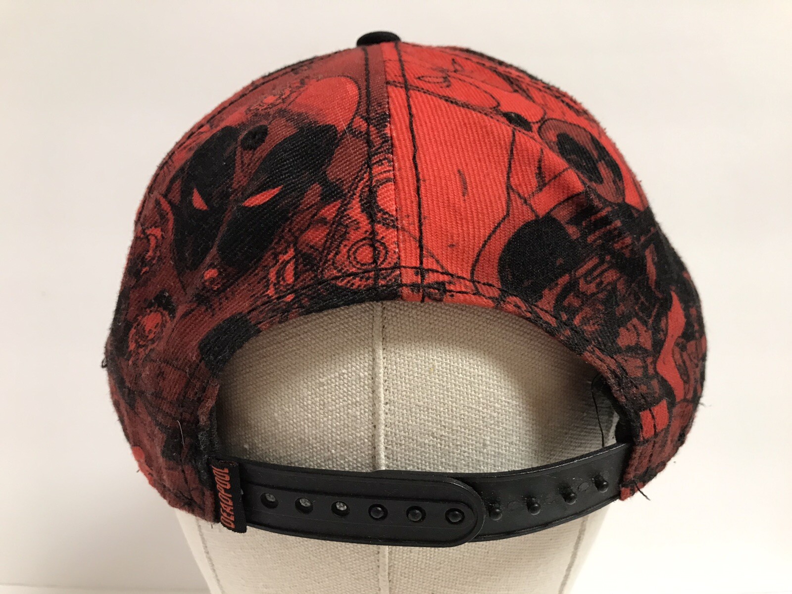 Marvel Deadpool Red Snapback Hat - image 4
