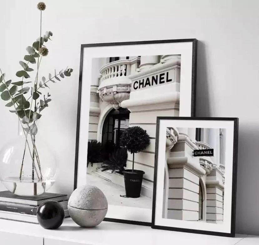 chanel framed wall decor