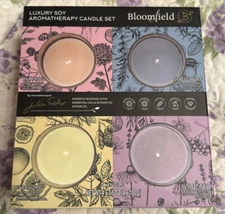 Brand New,Bloomfield Luxury Soy Aromatherapy Candle Set