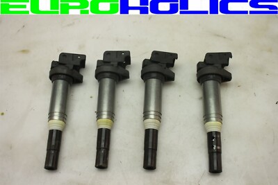 SET 4 OEM BMW Delphi E84 X1 435i 11-19 N20 N55 Ignition Coil Ignitor 12137594596