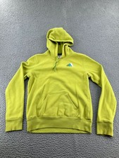 Adidas Hoodie Boys Medium Green Youth Sweatshirt Hooded Logo Athletics Outdoors