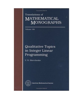 Qualitative Topics in Integer Linear Programming, V. N. Shevchenko
