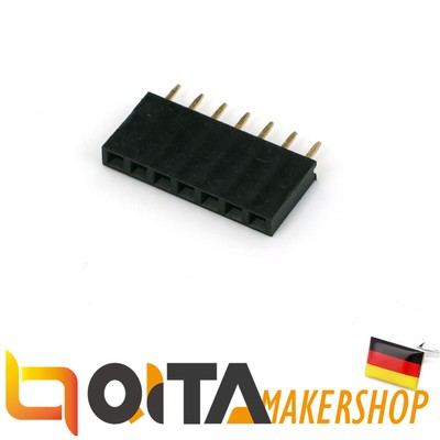 Stiftleiste Pin Header Buchsenleiste Arduino Raspberry Pi 1x7Pin Gerade Standard